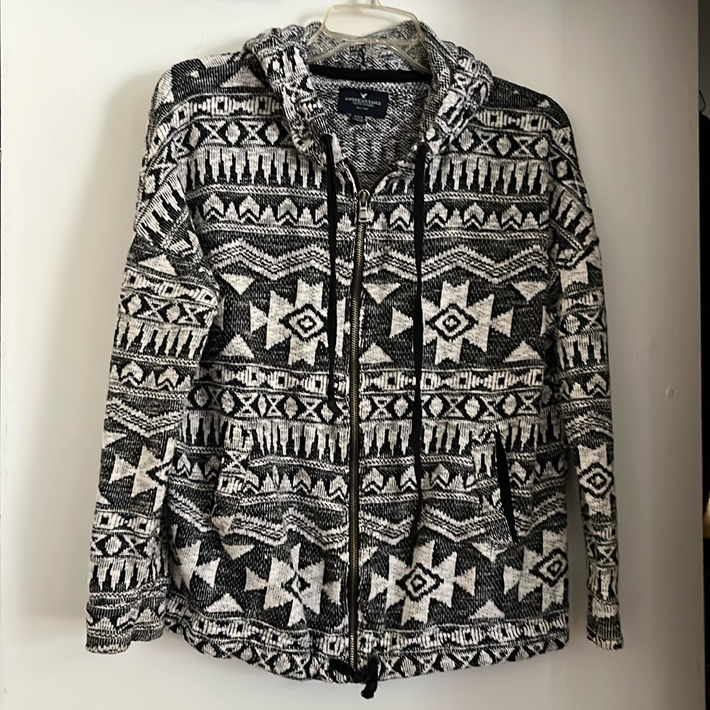 American Eagle Outfitters Aztec Zipper Jacket
